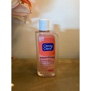 Clean & Clear Essentials Foaming Facial Cleanser Oil-Free Face Wash 8oz